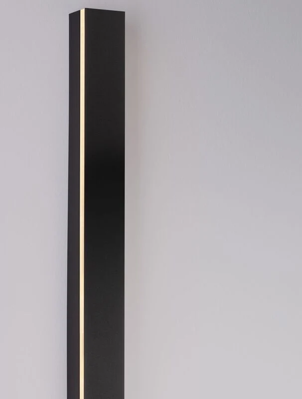 B-Ware Nova Luce Wandleuchte Wandlampe LED COLBY Schwarz Warmweiß Beleuchtung 80 cm