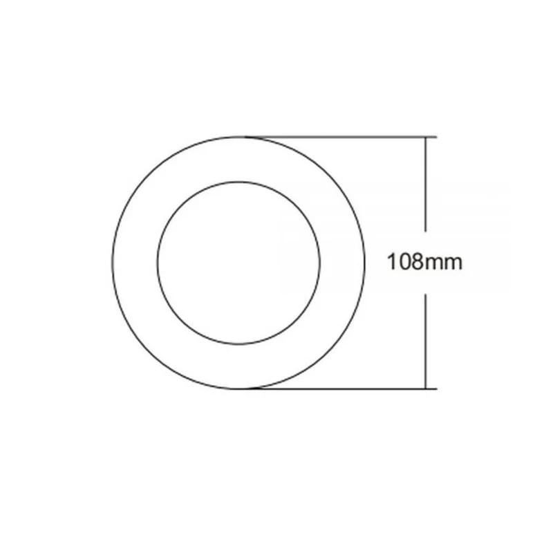Abdeckung Sys-90 rund Weiß für Einbaustrahler
