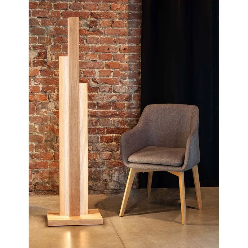 LED Stehlampe Soho Touch-Dimmer 5600lm Eiche-Geölt