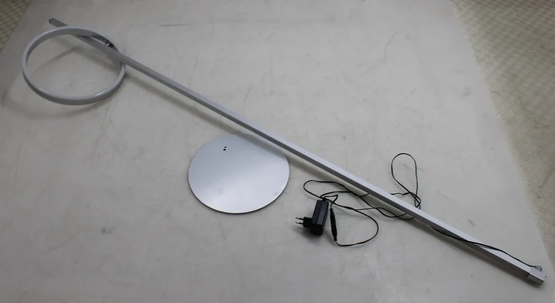 B-Ware JUST LIGHT Stehlampe Stehleuchte LED Ritus silber Eisen Dimmer Warmweiß Memory