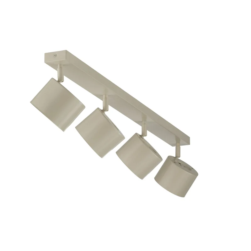 B-Ware Chloe Deckenspot Deckenleuchte Spot L90cm creme vierflammig verstellbar