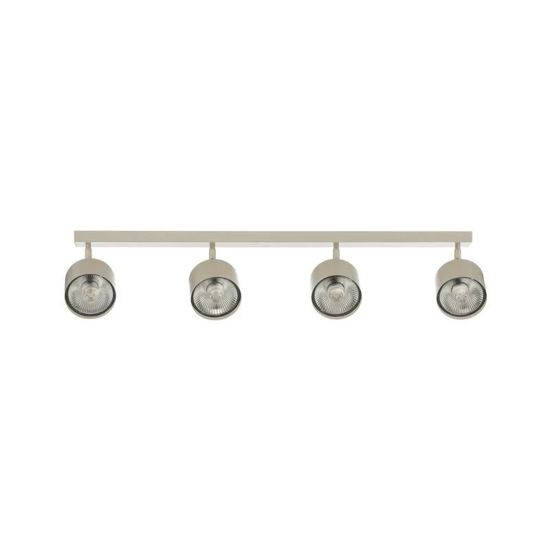 B-Ware Chloe Deckenspot Deckenleuchte Spot L90cm creme vierflammig verstellbar