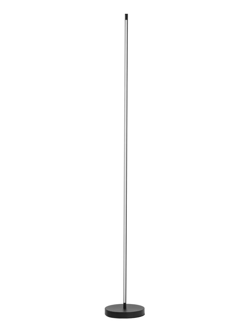B-Ware Nova Luce Stehlampe Standleuchte COLBY LED Schwarz Warmweiß Aluminium 150 cm 18W