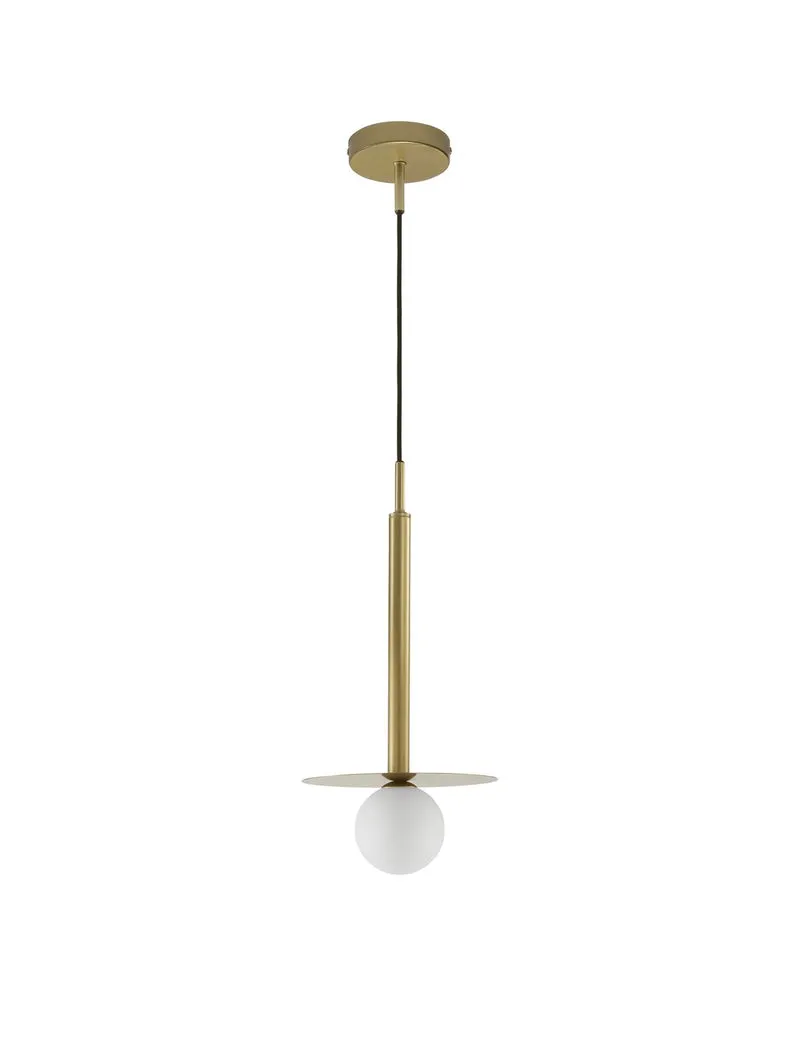B-Ware Nova Luce Pendelleuchte Hängeleuchte PIELO Gold G9 LED dimmbar 150x22 cm Lampe