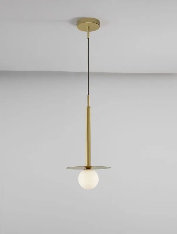 B-Ware Nova Luce Pendelleuchte Hängeleuchte PIELO Gold G9 LED dimmbar 150x22 cm Lampe