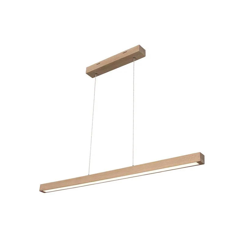 LED Pendelleuchte Smal Touch-Dimmer 2660lm Eiche-Geölt