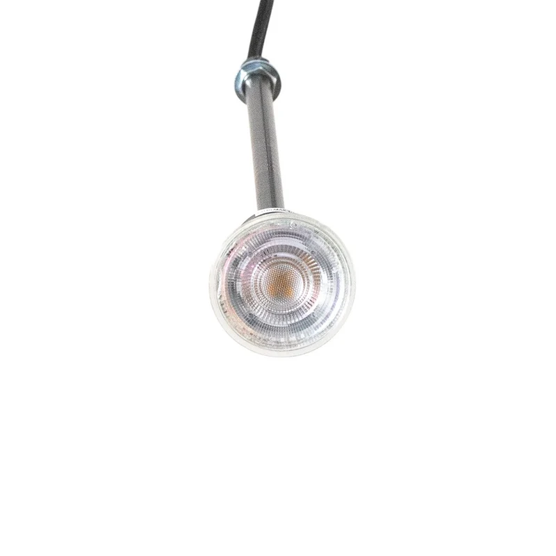 B-Ware Hängeleuchte Brenta Pendelleuchte grau Stahl GU10 LED Lampe 110 cm 5-flammig