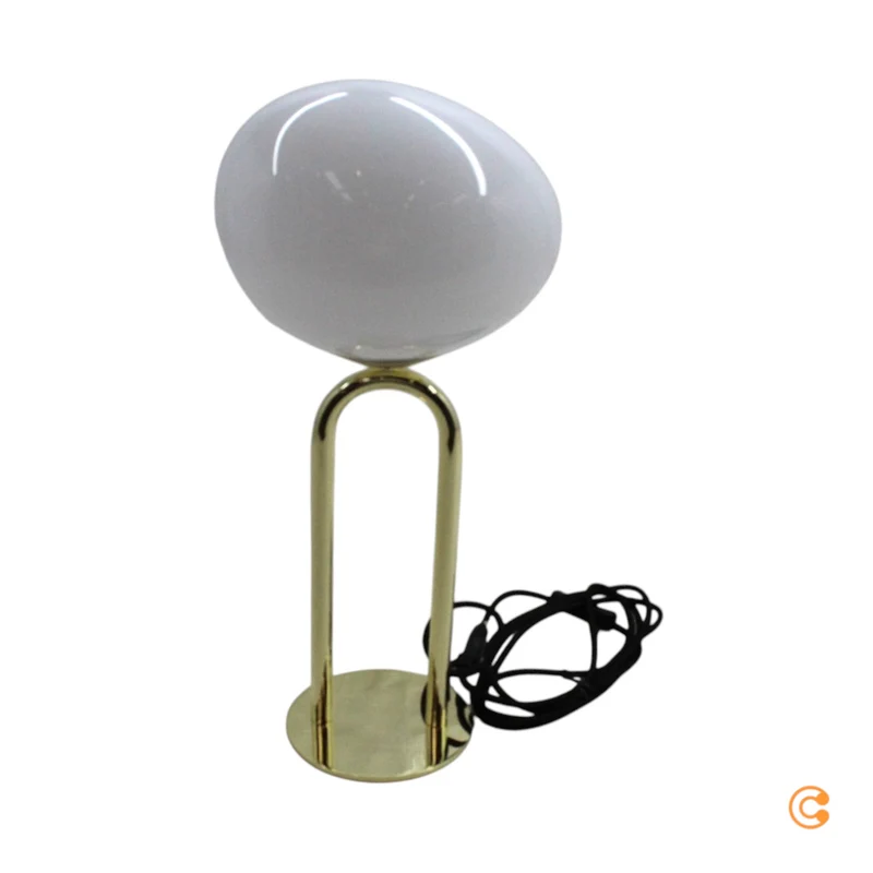 B-Ware DFTP by Nordlux Tischleuchte Lampe Shapes Glas Messing weiß Schalter E27 LED