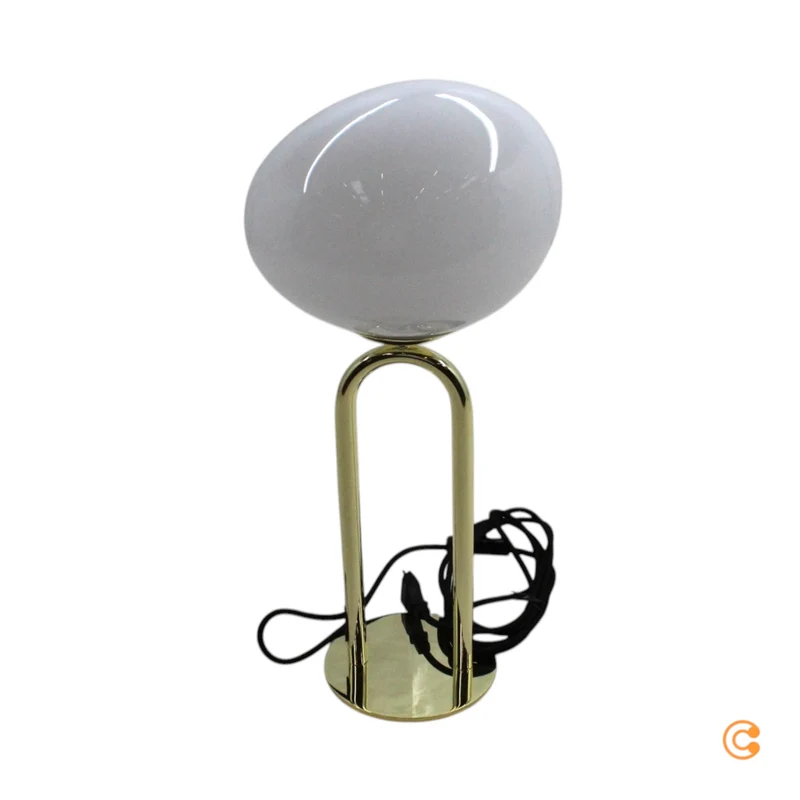 B-Ware DFTP by Nordlux Tischleuchte Lampe Shapes Glas Messing weiß Schalter E27 LED