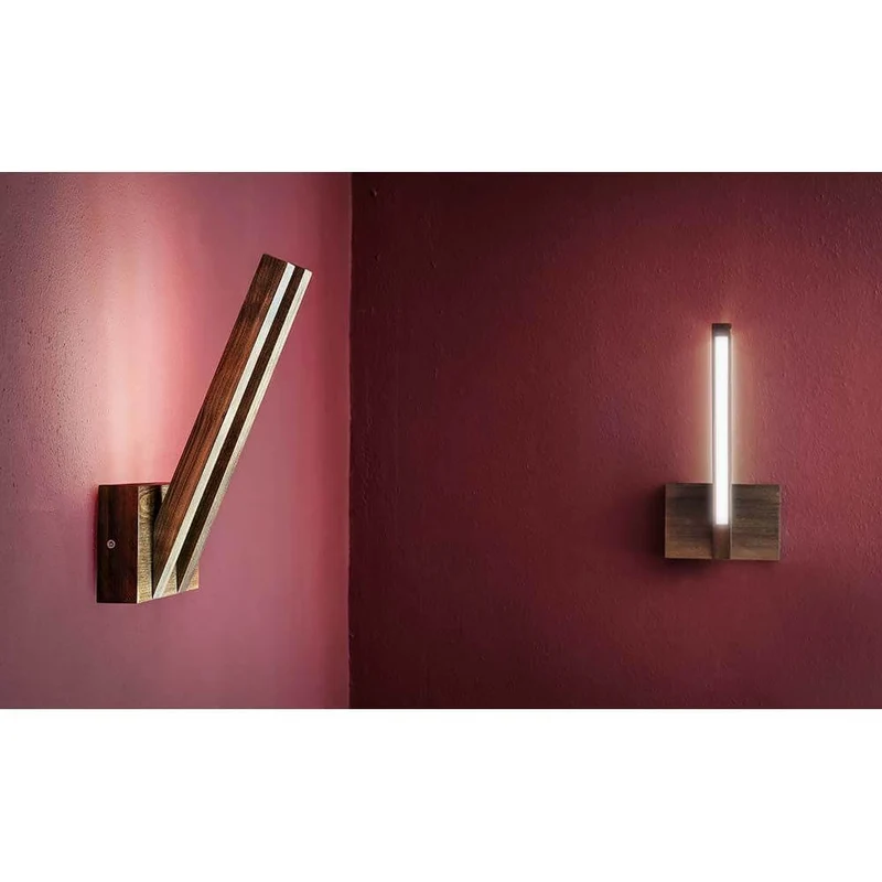 LED Wandleuchte 350lm Nuss