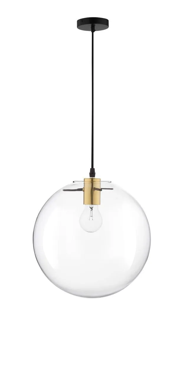 B-Ware Nova Luce Pendelleuchte Hängeleuchte MIRALE E27 LED Schwarz Glas Metall dimmbar