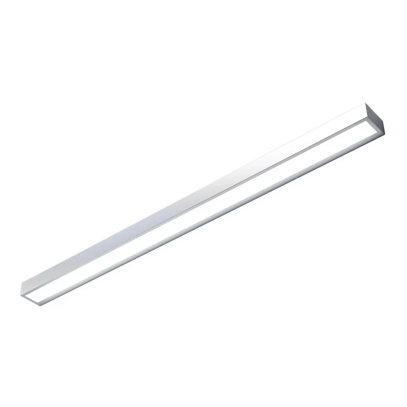B-Ware Wandleuchte Mera Wandlampe LED aluminium weiß Stahl Kunststoff 120 cm 3000 K