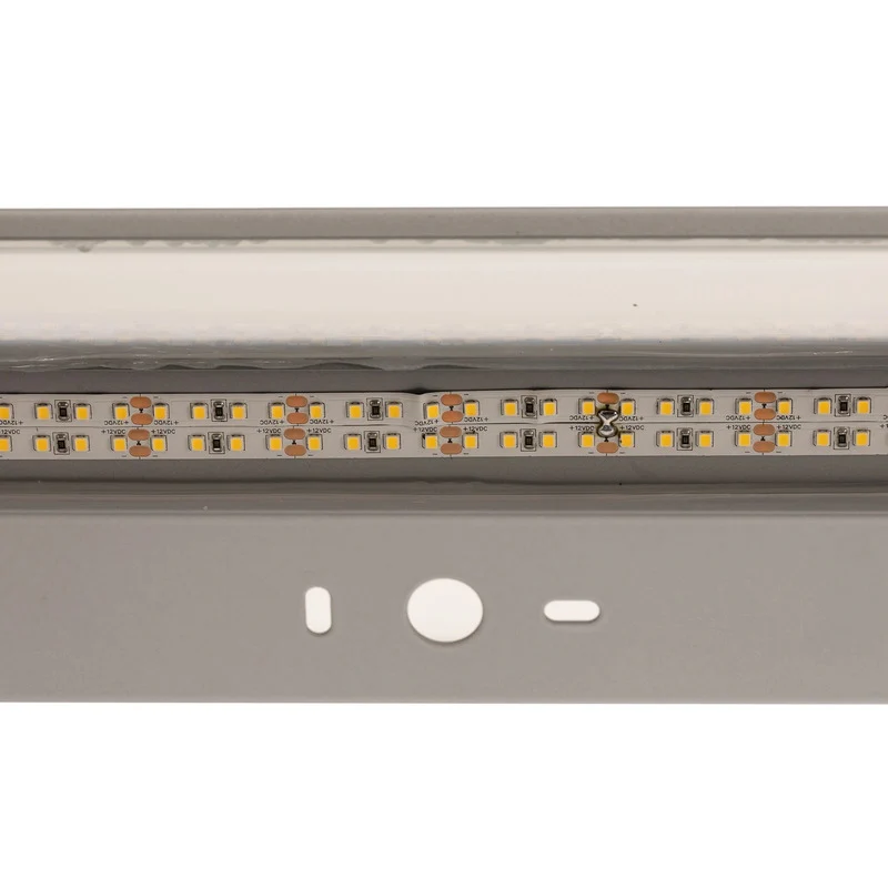 B-Ware Wandleuchte Mera Wandlampe LED aluminium weiß Stahl Kunststoff 120 cm 3000 K