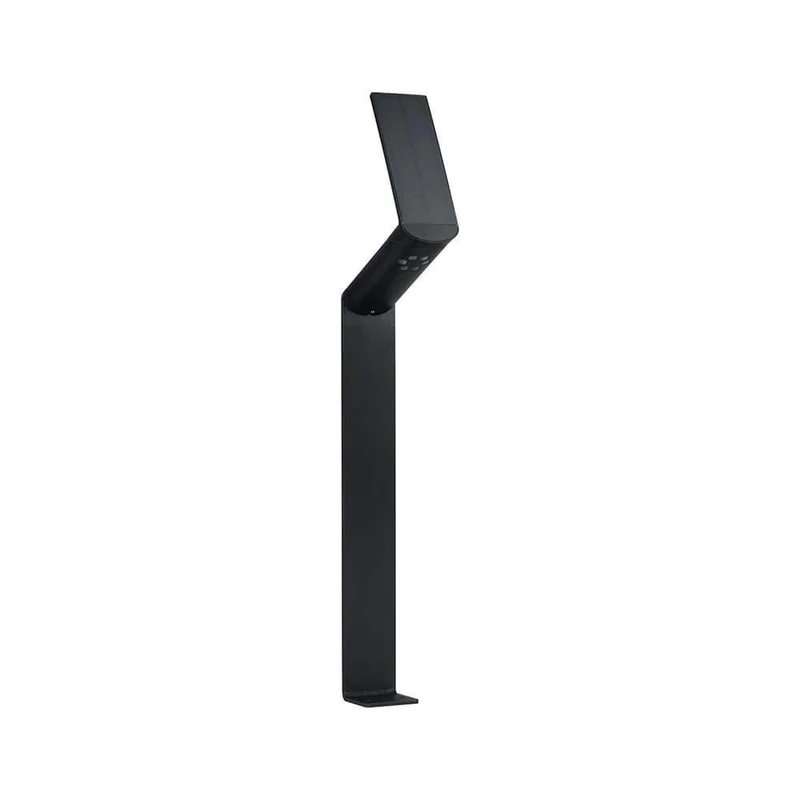 Solar LED Pollerleuchte Ilias IP44 3000K Bewegungsmelder Anthrazit
