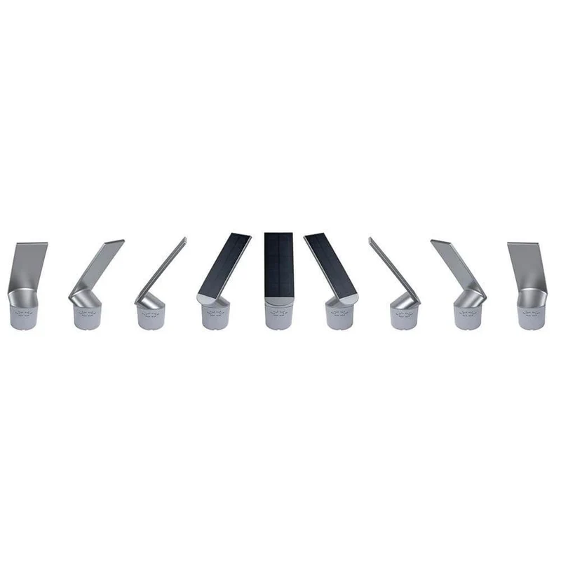 LED Solar-Wandlampe Ilias IP44 3000K Bewegungsmelder Anthrazit