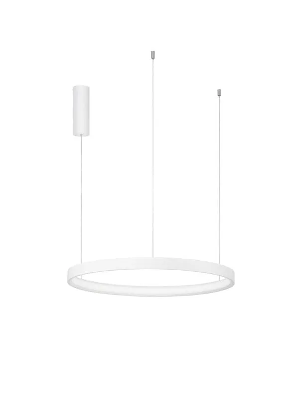 B-Ware Nova Luce Pendelleuchte Hängeleuchte PERRINE LED Weiß Warmweiß dimmbar 40W 60 cm