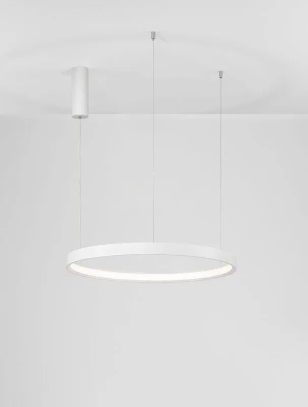 B-Ware Nova Luce Pendelleuchte Hängeleuchte PERRINE LED Weiß Warmweiß dimmbar 40W 60 cm