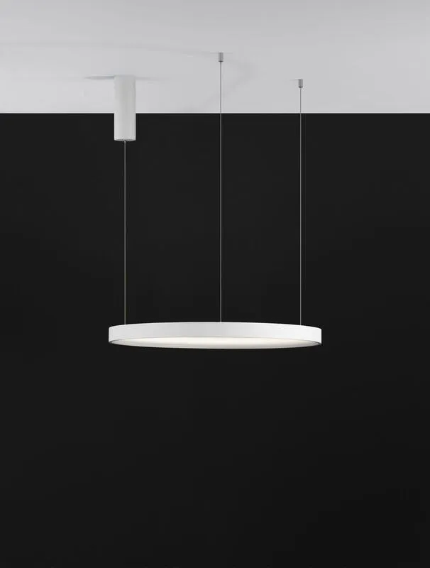 B-Ware Nova Luce Pendelleuchte Hängeleuchte PERRINE LED Weiß Warmweiß dimmbar 40W 60 cm