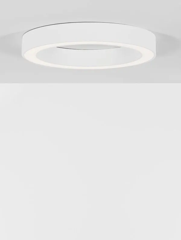 B-Ware Nova Luce Deckenleuchte Deckenlampe MORBIDO LED Weiß dimmbar CCT 60 cm Tuya App