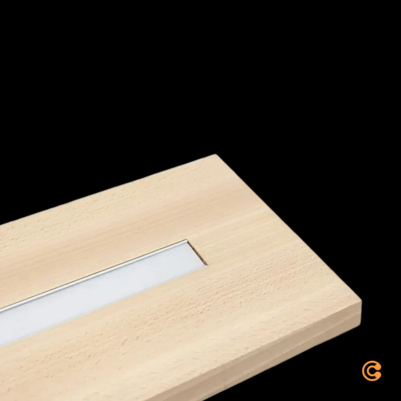 B-Ware Envostar Hängeleuchte Pendelleuchte LED Eiche Metall Holz schwarz Tribe