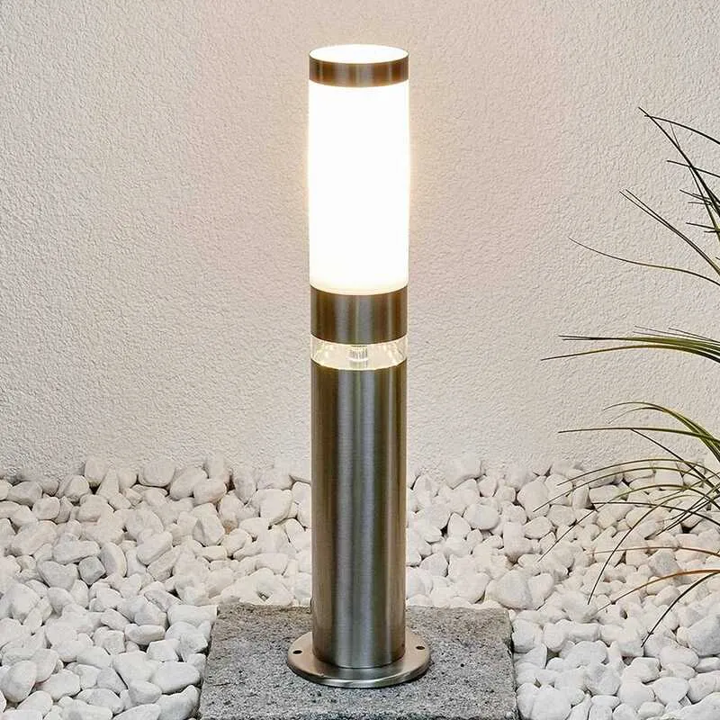 B-Ware Sockelleuchte Außenleuchte Gartenlampe Terrasse Edelstahl Beleuchtung