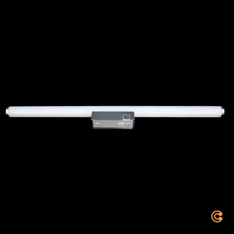 B-Ware Leuchte Lampe Badleuchte Spiegelbeleuchtung LED 800 mm Silber Weiß IP44