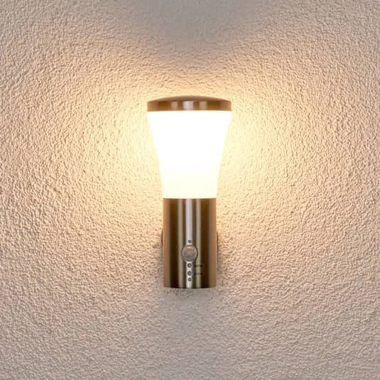 B-Ware Lindby Bewegungsmelder-Wandlampe Sumea Wandleuchte Wandlampe Außenlampe Leuchte