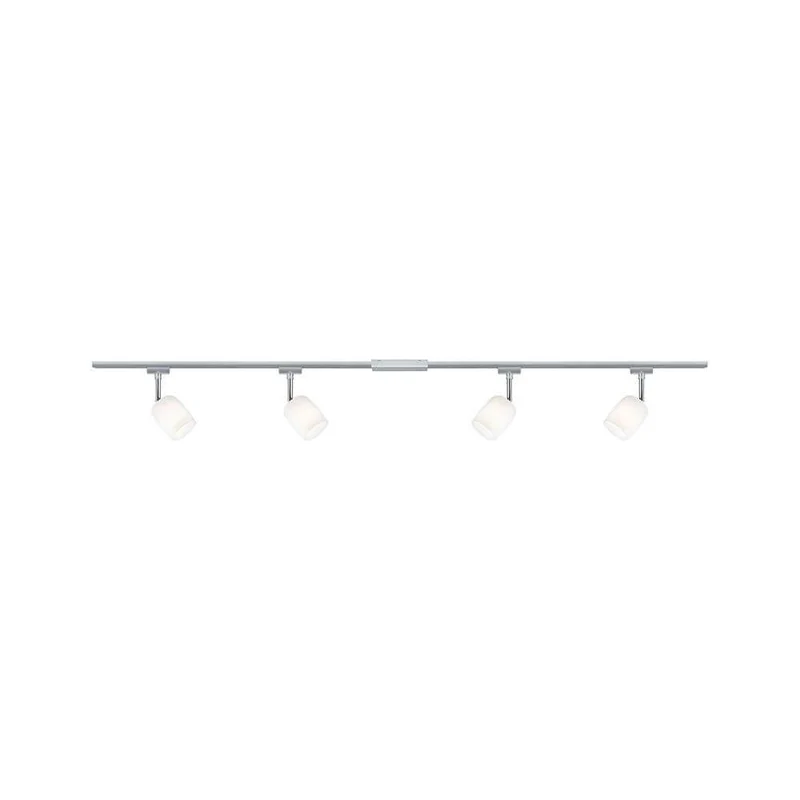 URail Schienensystem-Set Blossom 4-flammig Chrom, Satin