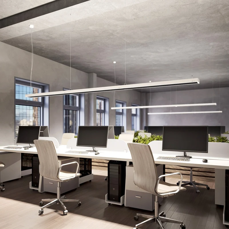 B-Ware Arcchio Susi LED Office-Pendellampe DALI Hängelampe Hängeleuchte Lampe Büro weiß