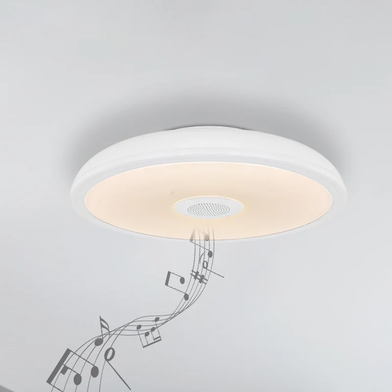 B-Ware Globo Deckenleuchte Lampe LED Lautsprecher RGBW weiß Fernbedienung Kunststoff