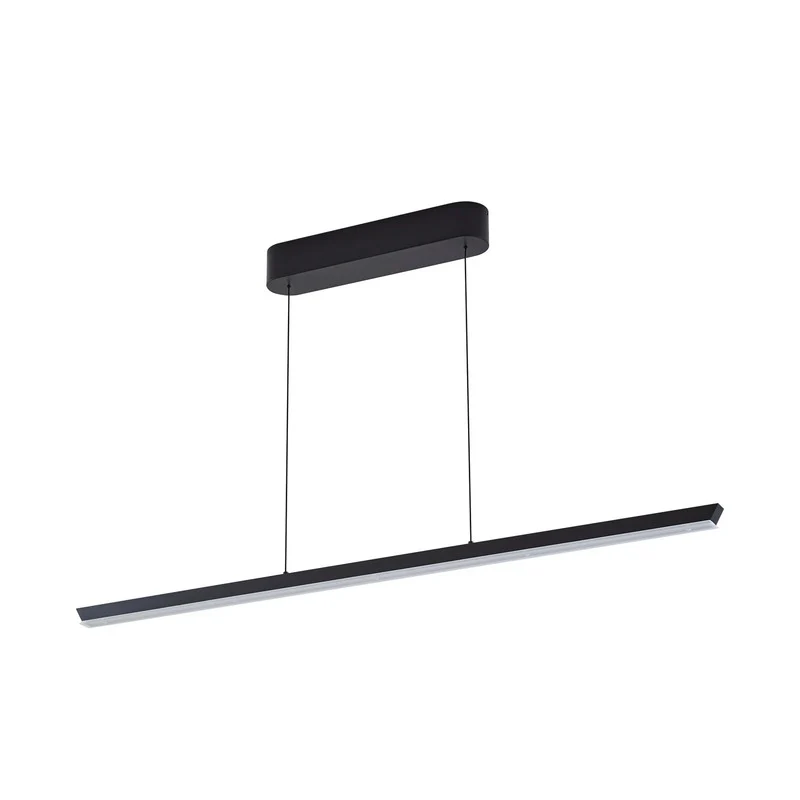 B-Ware Lucande Pendelleuchte Hängelampe LED Solvar schwarz dimmbar CCT Esszimmer 117 cm