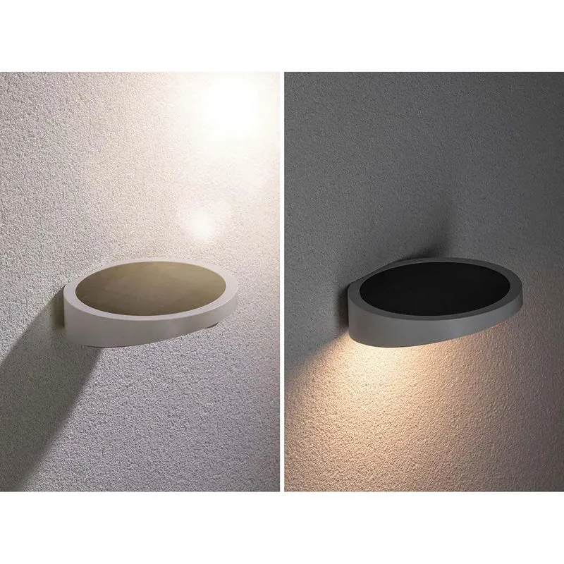 LED Solar Wandlampe Ryse mit Bewegunsmelder IP44 3000K Weiß