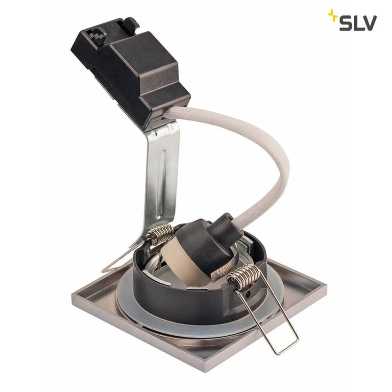 Dolix Out Einbaustrahler 230V IP65 Eckig Chrom Matt