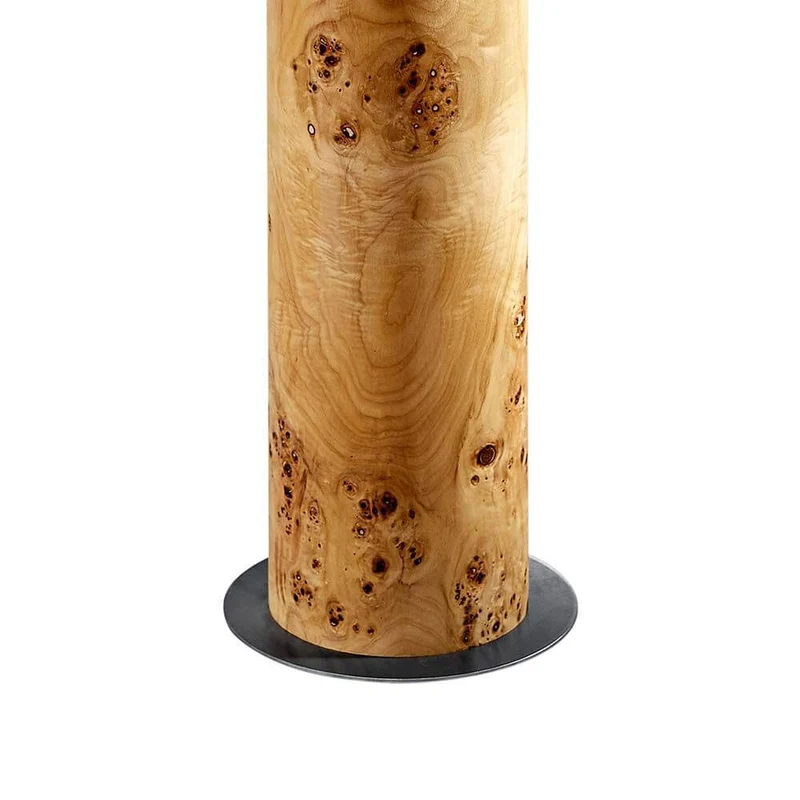 LED Holz-Stehleuchte Lucerna 160cm Pappel Maser