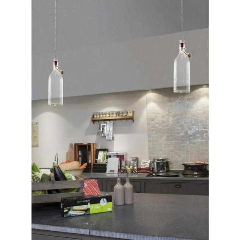 LED Hängelampe Cork 120lm Schwarz
