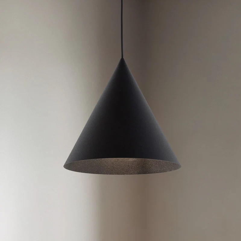 B-Ware TK Lighting Hängeleuchte Pendelleuchte Cono Lampe schwarz einflammig 25 cm