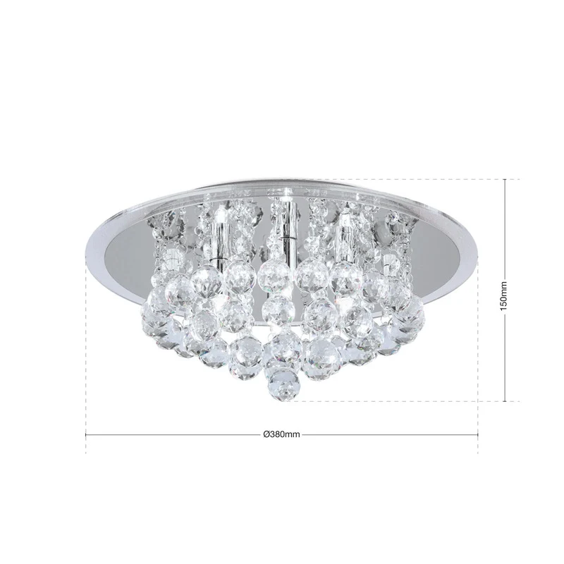 B-Ware ORION Brillante Deckenleuchte DESPINA 38 cm