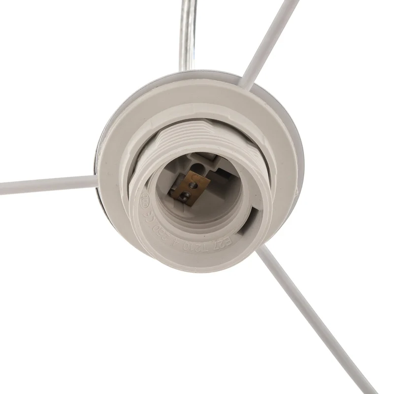 B-Ware Maco Design Pendellampe Hängelampe Vivien Lampe grau weiß silber dreifarbig