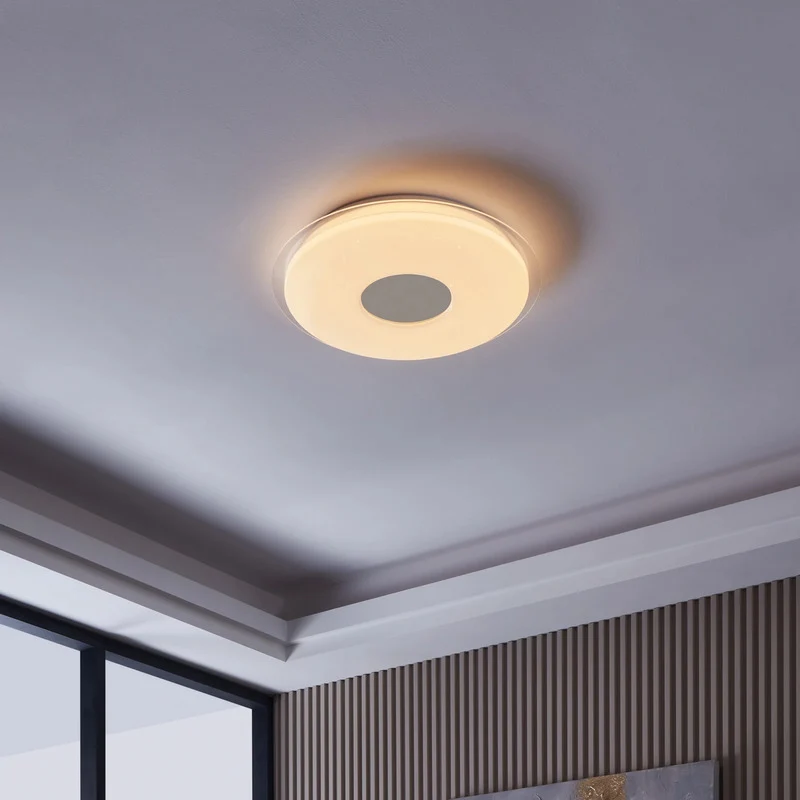 B-Ware EGLO connect Deckenleuchte Lanciano-Z LED Smart Home Bluetooth ZigBee weiß 56 cm