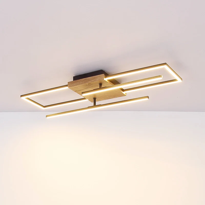 B-Ware Globo LED-Deckenleuchte Deckenlampe Lampe Leuchte Hängelampe Kendra Länge 80 cm