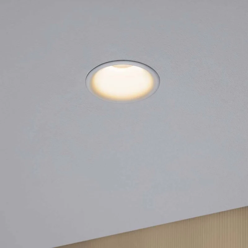 3er-Set LED Einbaulampen Cymbal Coin Warmdimmfunktion IP44 Weiß
