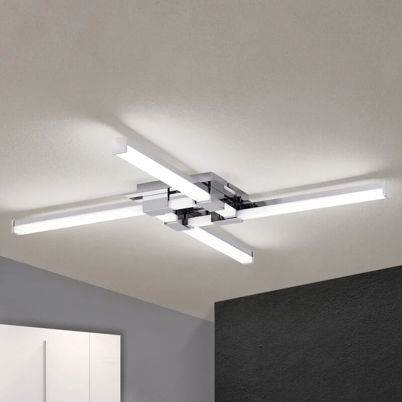 B-Ware Orion Vierflammige LED-Bad-Deckenlampe Deckenlampe Lampe Leuchte Argo IP44 24W