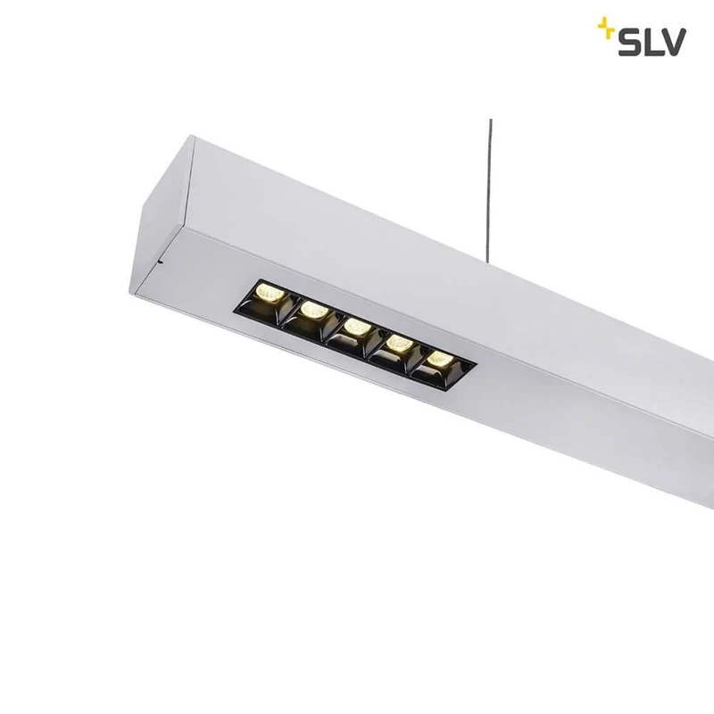 Q-Line LED Pendelleuchte 2m Silber 4000K