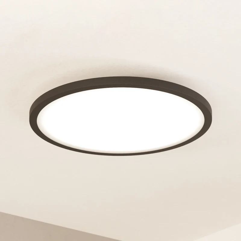 B-Ware EGLO Deckenlampe Deckenleuchte connect Sarsina Z schwarz Aluminium LED CCT 45 cm