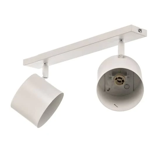 B-Ware Euluna Deckenstrahler Bot weiß zweiflammig Deckenlampe Deckenlampe Deckenlicht