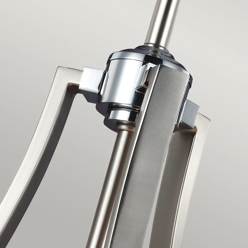 B-Ware FEISS Hängeleuchte Pendelleuchte Prospect Park nickel chrom Stahl Glas E27 LED