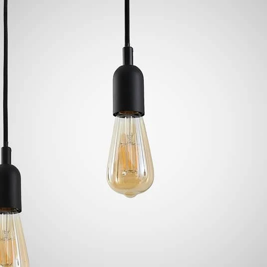B-Ware Lindby Kravos Hängelampe Hängeleuchte Pendelleuchte Deckenlampe Leuchte schwarz