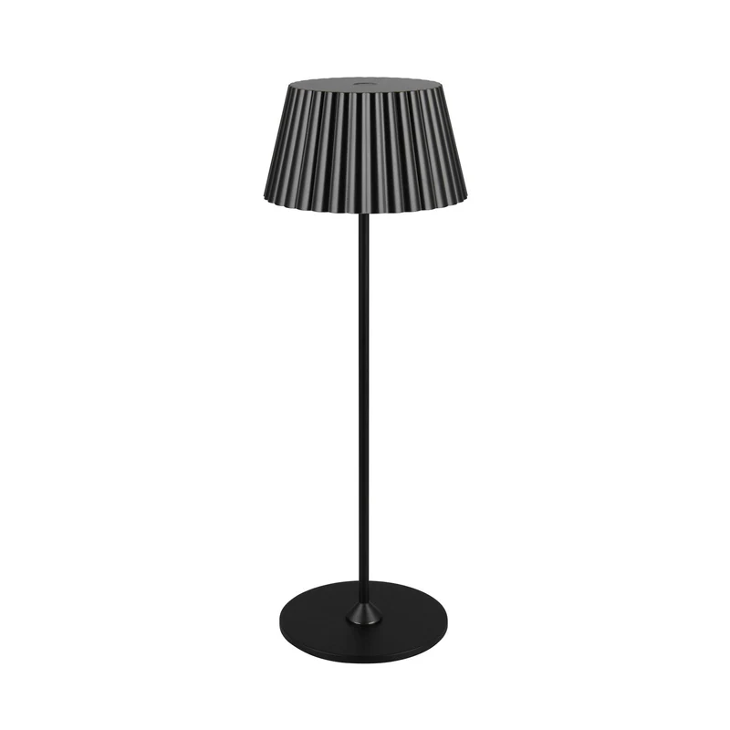 B-Ware Reality Leuchten LED-Tischlampe Akkuleuchte Suarez Metall H39cm schwarz