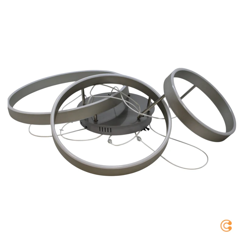 B-Ware Just Light LED-Deckenleuchte Leuchte LED 26 W Stahl Fernbedienung LILLUTI