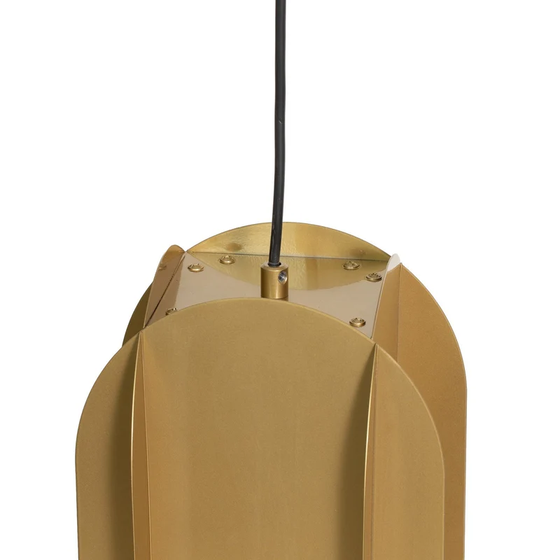 B-Ware Opviq Hängeleuchte Pendelleuchte Corner gold Metall Lampe Leuchte E27